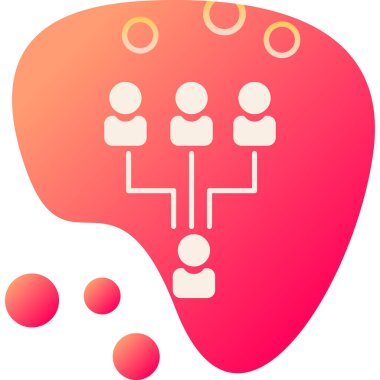 İş stratejisi simgesi. düz dizayn. vektör illüstrasyonu