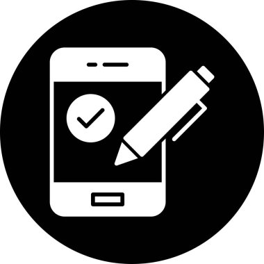 cep telefonu vektör simgesi