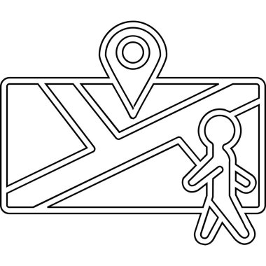 konum haritası simgesi, özet biçimi