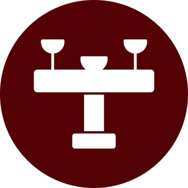 Şarap. Web simgesi basit illüstrasyon