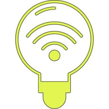 Kablosuz ağ simgesi. Web için kablosuz ağ vektör simgelerinin basit çizimi