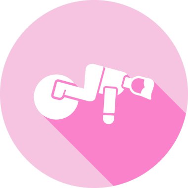 Bir kadın simgesinin vektör illüstrasyonu