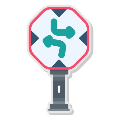 Trafik ışığı simgesi, vektör illüstrasyonu