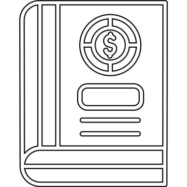 para cüzdanı ikon vektör resimleme tasarımı izole