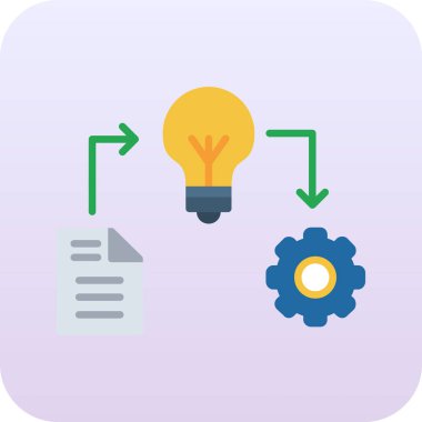 Vites simgesi vektör illüstrasyonlu ampul