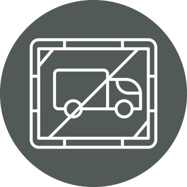 Taşıma simgesinin vektör illüstrasyonu