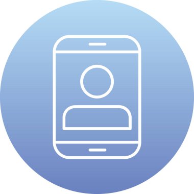 Vektör Mobil simge illüstrasyonu