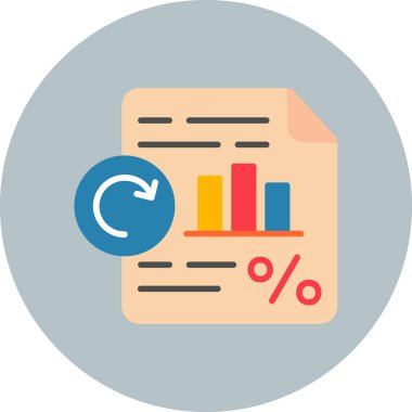 Grafik düz vektör simgesi