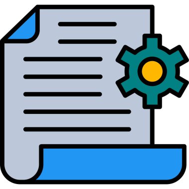 Dosya. Web simgesi basit illüstrasyon