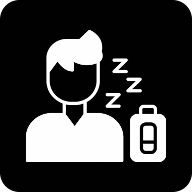 Simge uyku, illüstrasyon vektör