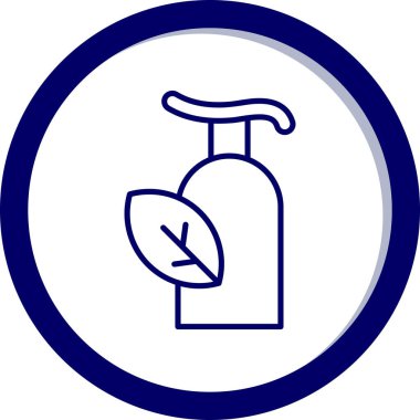 Mavi su musluğu simgesinin vektör çizimi