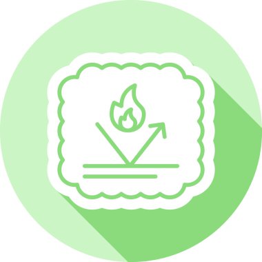 Bir yaprak simgesinin vektör illüstrasyonu