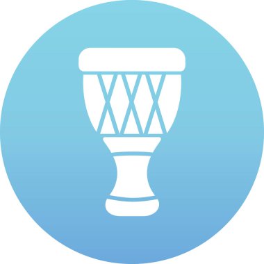 mavi çizgi yuvarlak pul simgesi