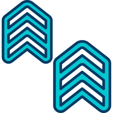 Beyaz ve mavi rengin mavi ve yeşil renginin vektör çizimi