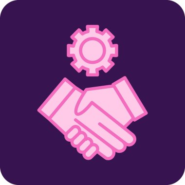 Tokalaşın. Web simgesi basit illüstrasyon