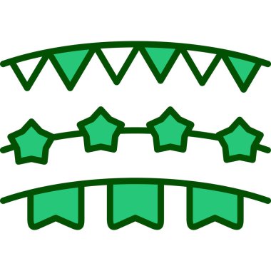 Parti. Web simgesi basit tasarım