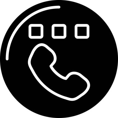 - Telefon. Web simgesi basit illüstrasyon