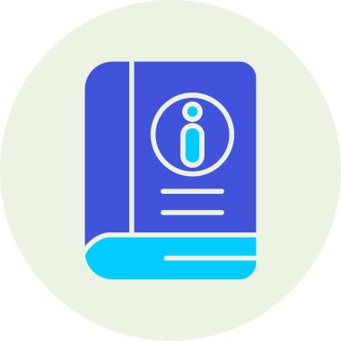 Kitap simgesinin vektör illüstrasyonu