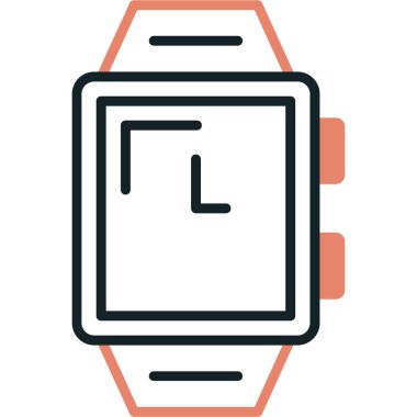 izle simge vektör illüstrasyonu