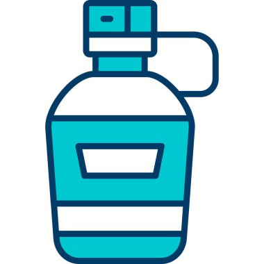 Sprey şişe. Basit tasarım