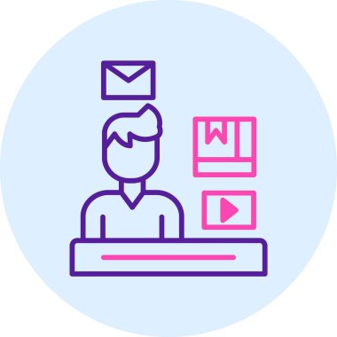 video simgesi, vektör illüstrasyon tasarımı