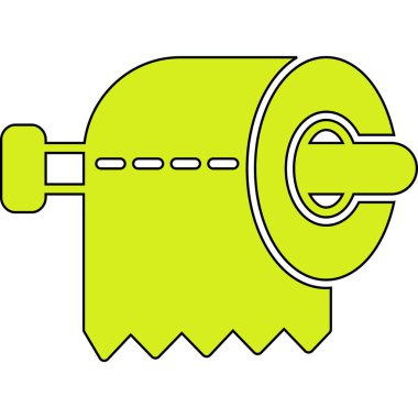 karikatür elektrik düğmesi