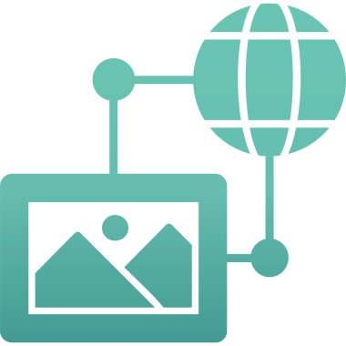 seo modern simgesinin vektör illüstrasyonu