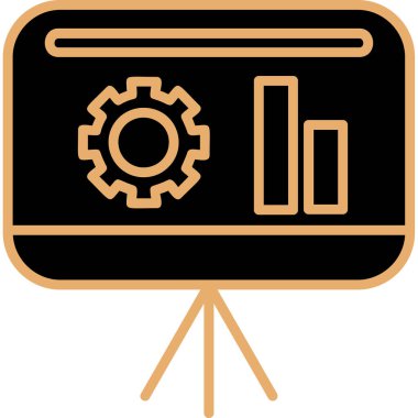 Modern bir simgenin vektör illüstrasyonu