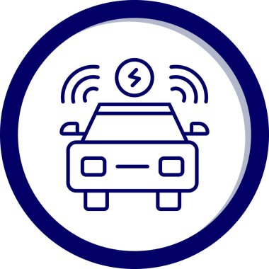 araba simgesi vektör illüstrasyonu