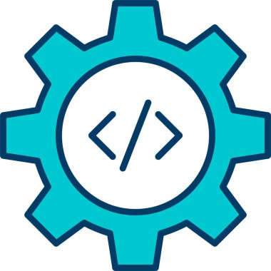 Taslak biçiminde kodlama geliştirme simgesi