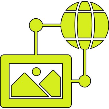 seo modern simgesinin vektör illüstrasyonu