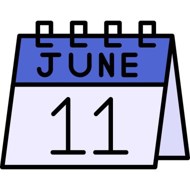 Takvim simgesi. vektör illüstrasyonu