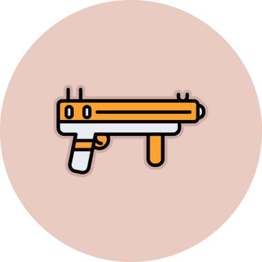 Tabanca simgesi vektör illüstrasyonu