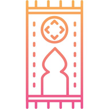 Cami simgesi vektör illüstrasyonu