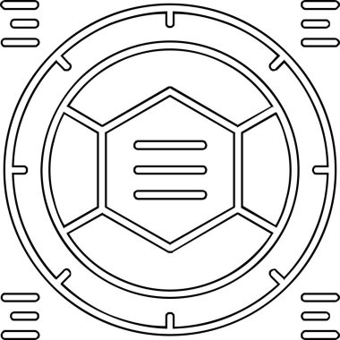 Moda biçimi izole edilmiş arkaplanda hedef simge