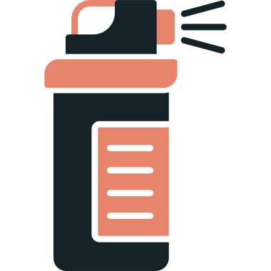 Sprey. Web simgesi basit illüstrasyon