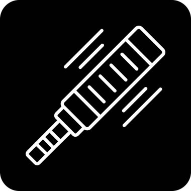 Modern b 'nin vektör illüstrasyonunda inşaat için simge eksikliği