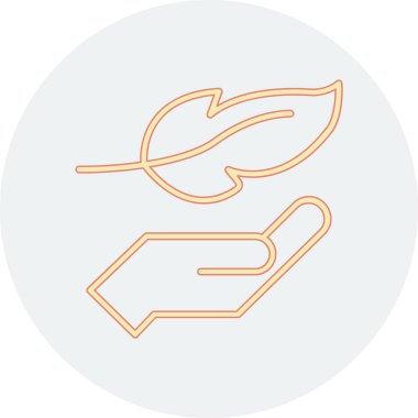 Modern simgenin vektör illüstrasyonu