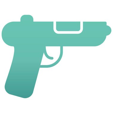 silah simgesi vektör illüstrasyonu