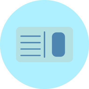 Belge. Web simgesi basit illüstrasyon