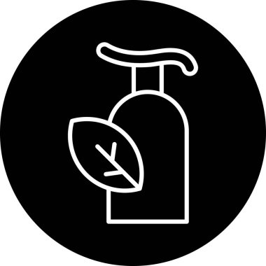 su şişesi simgesi, vektör illüstrasyonu