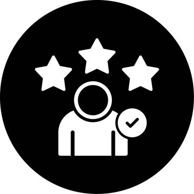 derecelendirme simgesi vektör illüstrasyonu