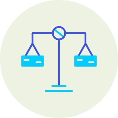 Simge vektör illüstrasyonunu dengele