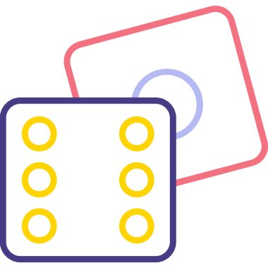 kart simge vektör çizim