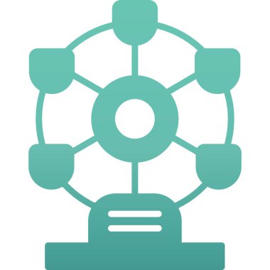 Modern simgenin vektör illüstrasyonu