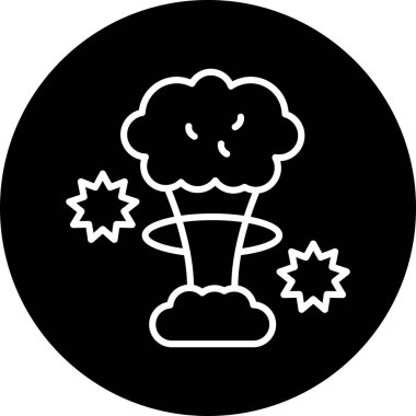 Bir ağaç simgesinin vektör illüstrasyonu