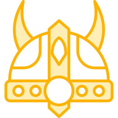 Miğfer. Web simgesi basit illüstrasyon