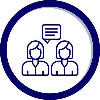 İnsan simgesinin vektör illüstrasyonu