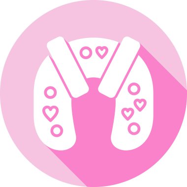 Kalp. Web simgesi basit illüstrasyon