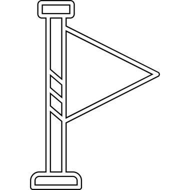 Guatemala vektör illüstrasyonlu üçgen şekil